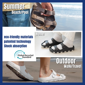 Wholesale Lightweight Beach <b>Slippers</b> Vegan Odor Control Anti Slip Ergonomic Buckle Strap Home <b>Slippers</b> Jg09 - Product Image 3