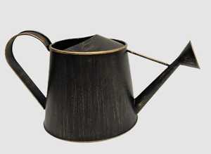 Arrosoir en métal avec motif floral coloré, outil de jardinage durable, utilisation intérieure et extérieure, grande capacité, Inde - Product Image 4