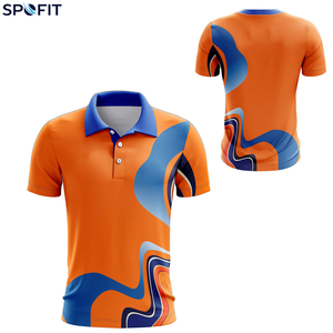 Camisetas Polo para Hombre de Tallas Grandes al por Mayor OEM, Impresión por Sublimación Personalizada, Ropa Deportiva Elegante para Golf, Absorbe la Humedad, Diseño Personalizado - Product Image 6