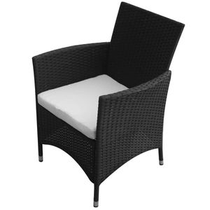 Ensemble de meubles de jardin noirs - Product Image 4