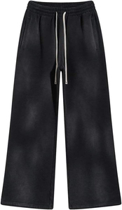 Ensemble de survêtement pour homme en coton mélangé, respirant, avec sweat à capuche et pantalon de jogging, confortable, décontracté, pour tous les jours, vêtements d'entraînement. - Product Image 3