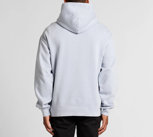 Sudadera con Capucha para Hombre, Color Gris Claro, Felpa de Algodón, Corte Regular, Informal, con Bolsillo Delantero y Estampado Serigrafiado - Product Image 2
