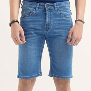 Slim Fit Denim Shorts Strech Waist Casual Streetwear Ripped <b>Jean</b> Bottoms 100% Cotton Washed Shorts Oem Wholesale Supplier - Product Image 5