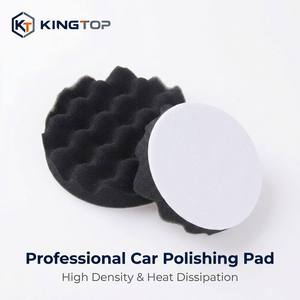 8 inch Microfiber Sponge Polishing Pad for Car Bodies, Round Buffing Pad for Polisher, Auto Detailing Car Care Cleaning Pad OEM - Product Image 1