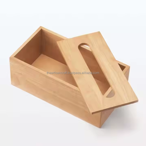 Porte-mouchoirs en bois écologique avec une finition lisse et un design pratique - Product Image 2