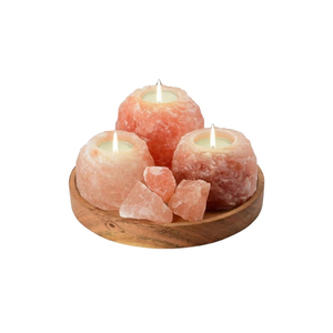 เชิงเทียนเกลือหิมาลัยรูปทรงสวยงาม โคมไฟน้ำหอมสุดฮิต สินค้าขายส่งราคาถูก - Product Image 2