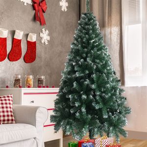 Albero di Natale Bianco in PVC da 180 cm con Gambe in Ferro, 650 Rami, Elegante Decorazione Natalizia - Product Image 2