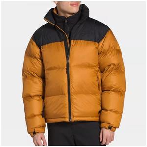 Chaqueta Acolchada Unisex con Bloques de Color, Estilo Retro, Abrigo de Invierno Cálido con Capucha, Chaqueta Bomber, Abrigo Sólido Personalizado OEM - Product Image 1