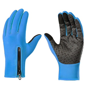 Gants thermiques tactiles simples avec paume antidérapante pour le cyclisme, la course, l'entraînement, les aventures hivernales et les activités de plein air - Product Image 6