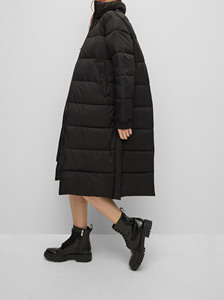 100% Polyester Lining Hooded Loose Fit Warm Coat OEM Women's New Style Winter Waterproof Zip-Up Cotton Filled Puffer <b>jacket</b> - Product Image 3