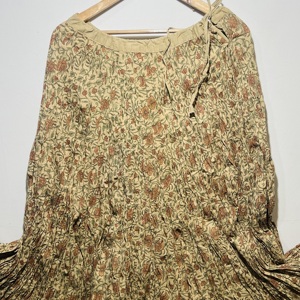 Encantadora Falda de Verano para Mujer, 100% Algodón, con Paneles, Estampado Floral, Diseño en Línea A, Secado Rápido, Ecológica - Product Image 3