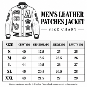 Retro Distressed <b>Leather</b> Patches <b>Jacket</b> <b>Mens</b> Soft <b>Sheepskin</b> Front Zip Moto Rider Outerwear Breathable <b>Jackets</b> - Product Image 6