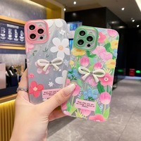 Papillon galvanisé à paillettes transparentes TPU + accessoire de coque de téléphone en acrylique pour iPhone 12 13 14 15 16 Pro Max