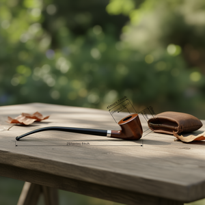 Pipa de Fumar de Madera Hecha a Mano, Estilo Vintage, Ecológica y Duradera, Pipa de Tabaco Portátil de Alta Calidad - Product Image 3