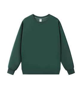Sudadera de Manga Larga con Logotipo Personalizado al por Mayor, 320 g/m², Hombros Caídos, Cuello Redondo, Sudadera Holgada sin Estampado - Product Image 2