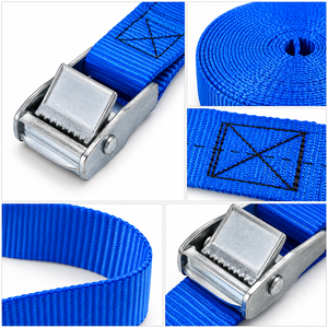 Sangle d'arrimage à boucle à came 25 mm en polyester 250 kg pour transport de marchandises moto, fabricant OEM en gros - Product Image 3