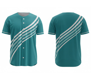Camisetas de Béisbol Sublimadas a la Moda – Ropa Deportiva Profesional para Equipos con Logotipo y Números Personalizados |   Base de Poliéster Transpirable - Product Image 2