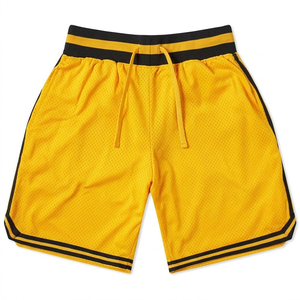 Shorts en mesh pour hommes de haute qualité, personnalisés avec logo, style streetwear décontracté pour l'été, vêtements pour hommes. - Product Image 1