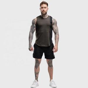 Débardeurs de sport vintage sans manches à compression pour hommes, vêtements d'entraînement personnalisés, respirants, décontractés, pour le fitness et les activités sportives, 100% coton, vente en gros - Product Image 3