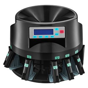 Compteur de pièces en plastique 5 coupures de monnaie, trieuse précise, capacité de 225 pièces/min, pour devises étrangères (USD) - Product Image 1
