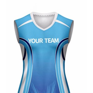 Custom Sublimated Breathable Printed <b>Volleyball</b> Uniform <b>Set</b> Unisex Short Sleeve Scoop Neck Moisture Wicking Fitted Jersey - Product Image 4