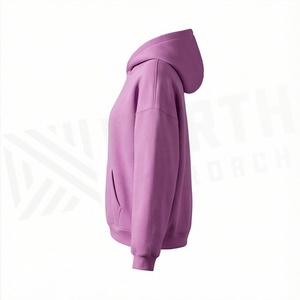Sudadera con Capucha Oversize para Mujer al por Mayor, Transpirable, Estilo Urbano Casual, Ropa Básica, Color Personalizable - Product Image 3