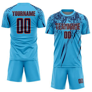Maillot de football personnalisé tendance, impression sur mesure, sublimation, pour équipe, 100% polyester, uniforme de football - Product Image 4
