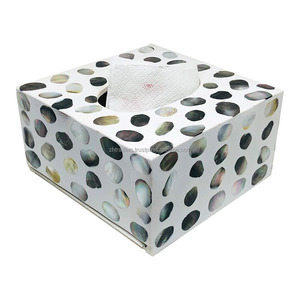 ที่ใส่กระดาษเช็ดปากโลโก้แบบคลาสสิกพร้อมขนาดและบรรจุภัณฑ์ที่กำหนดเองของตกแต่งหรูหราสำหรับห้องนั่งเล่นและรีสอร์ทสปา - Product Image 2