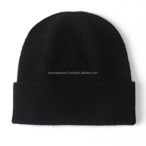 Precio al por mayor Ropa de invierno de calle Gorro cálido Hombres 2025 Gorro de lana liso Gorras de punto personalizadas Gorras - Product Image 3