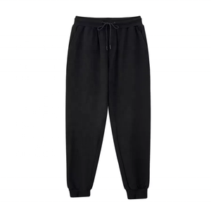 Pantalones Joggers Unisex de Lona con Forro Polar, Cintura Media, Color Marrón Liso, Estilo Casual, con Logotipo Personalizado, HECHO POR HAIDIII - Product Image 1