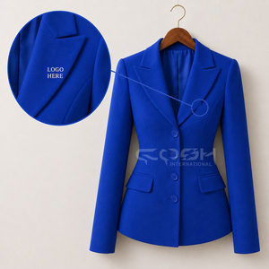 Blazer formel personnalisé avec logo Cosh International pour femmes, sororité, confraternité, manteau professionnel confortable pour femmes - Product Image 1