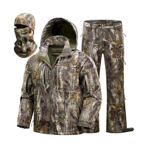 Ensemble veste et pantalon de camouflage personnalisé pour la chasse, la randonnée et les aventures en plein air - Fabricant professionnel - Commandes en gros - Product Image 1