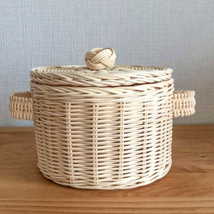 Jouets de cuisine en bois, design mignon, mini ustensiles de cuisine, casseroles en rotin, jouets créatifs pour enfants - Product Image 2