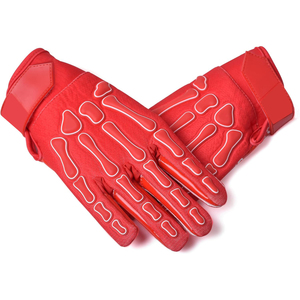 Sports <b>Game</b> American Football Gloves Wholesale Customized Design Breathable Wrist Support Impact Control <b>Hook</b> Loop Closure - Product Image 3