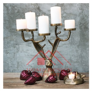 Centros de mesa metálicos para bodas, portavelas, muy vendidos - Product Image 1