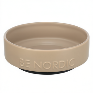 Gamelle en céramique Be Nordic 1,2 L taupe pour animaux de compagnie - Product Image 2