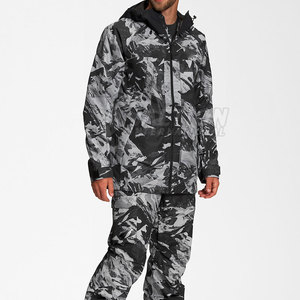 Veste de ski pour homme, couleur unie, design tendance 2026, streetwear, nouvelle mode, coupe-vent, veste d'hiver pour homme - Product Image 2