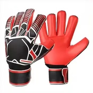 New Top Quality Professional Full-Finger Goalkeeper Gloves PU Material Non-Slip Breathable Adjustable Wrist <b>Strap</b> Unisex Sports - Product Image 1