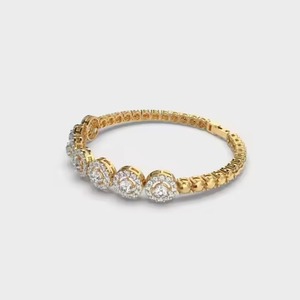 Handmade Seven Wonders Tennis Bracelet 18k White Gold Chain Moissanite Bracelet Bangle Diamond Bracelet Gift for - Product Image 2