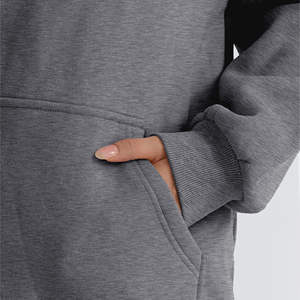 Venta directa de fábrica al por mayor, conjunto deportivo de 2 piezas para mujer, color liso, manga larga, otoño e invierno. - Product Image 3