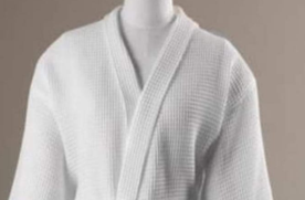 Peignoir de bain premium Waffle - 100% coton - Qualité SPA - Product Image 3