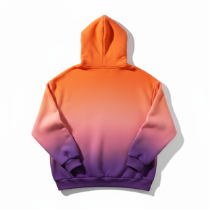 เสื้อฮู้ดดี้ผู้ชายลายต้นปาล์มไล่สีทรงโอเวอร์ไซส์ สไตล์ลำลอง สตรีทแวร์ เสื้อฮู้ดสำหรับฤดูร้อน - Product Image 3