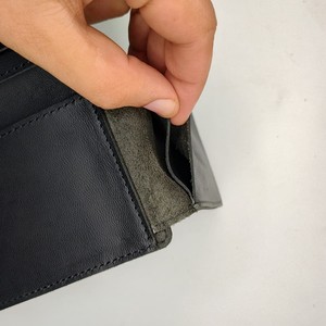 Black Genuine Leather Trifold <b>Wallets</b> For Men Multiple Card Slots Cash Compartment <b>RFID</b> <b>Blocking</b> Slim Pocket Gift Item Products - Product Image 5