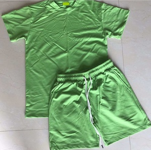 Custom logo Black Green Red High Quality Men's Shorts <b>Set</b> - Product Image 6