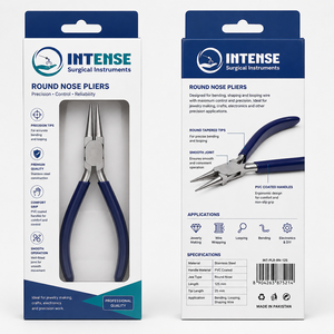 Alicates Profesionales de Punta Redonda para Joyería, Acero Inoxidable, Herramienta para Hacer Lazos y Abalorios - Product Image 6