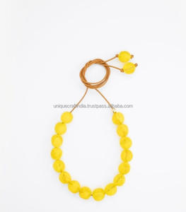 Collar de resina bohemio moderno de alta calidad 2024, artesanía única, precio de venta directa de la India del fabricante indio - Product Image 6