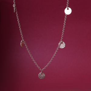 Rose Gold Plating Disc Chain <b>Necklace</b> for Custom Engraving for Women <b>Delicate</b> Design Unisex Everyday Wear Jewelry Jewelry Gift - Product Image 2