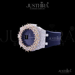 High Quality HipHop Style <b>Wrist</b> <b>Watch</b> VVS Moissanite Trons Bezel <b>Watch</b> <b>For</b> Men Or <b>Women</b> Handmade Diamond <b>Watch</b> In Factory Price - Product Image 3