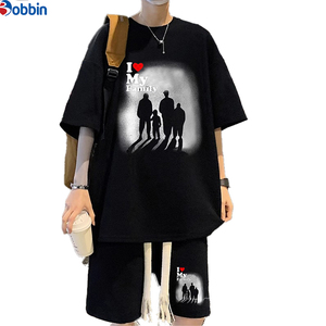 Conjunto corto personalizado para hombre, nueva moda de verano, conjunto deportivo de dos piezas para unisex y adolescentes, conjunto informal de pantalones cortos con estampado para hombre. - Product Image 1