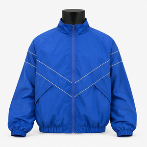 Veste coupe-vent unisexe personnalisée, imperméable, respirante, écologique, légère, pour le sport, la course, l'hiver, fabricant OEM ODM - Product Image 1